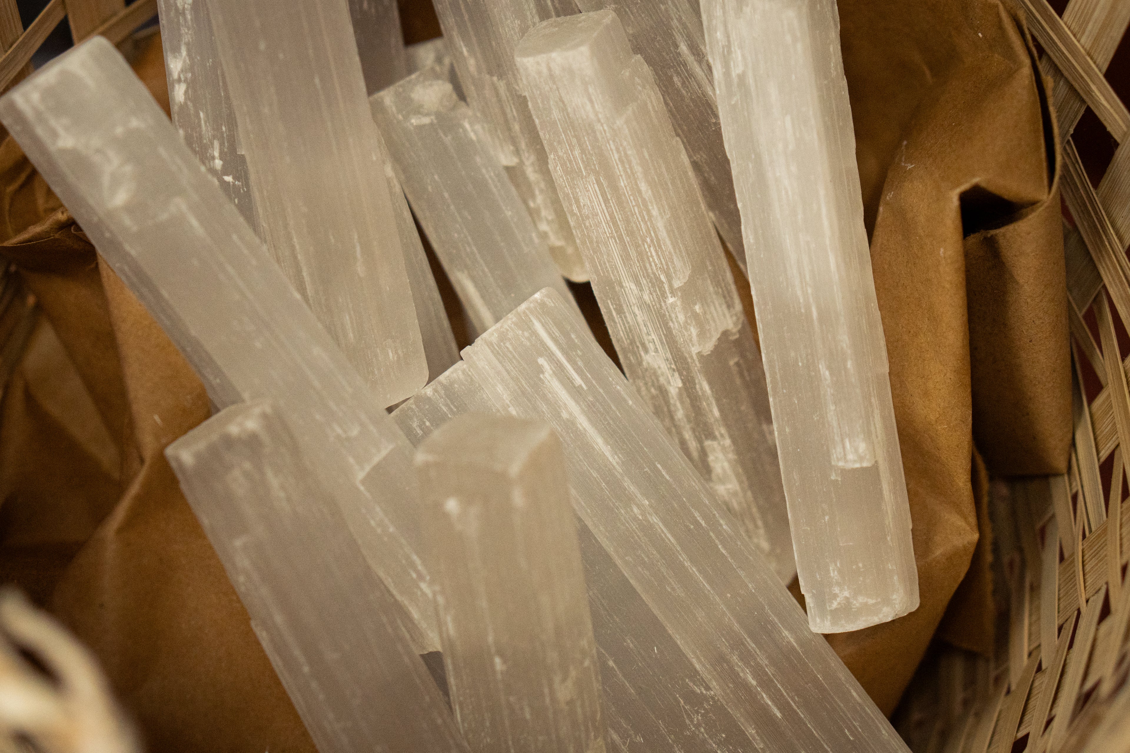 Selenite Cleansing Wand
