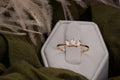White Sapphire Crown Jewels Finger Ring